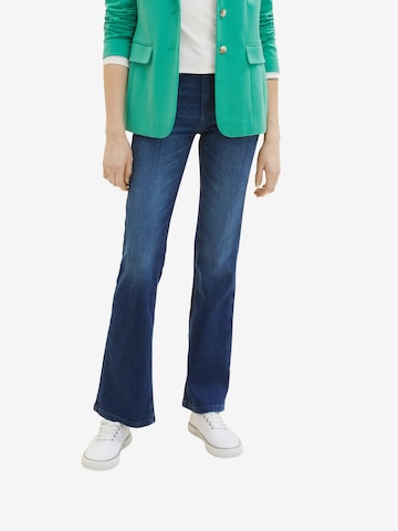 TOM TAILOR Flared Jeans 'Kate' in Blue: front