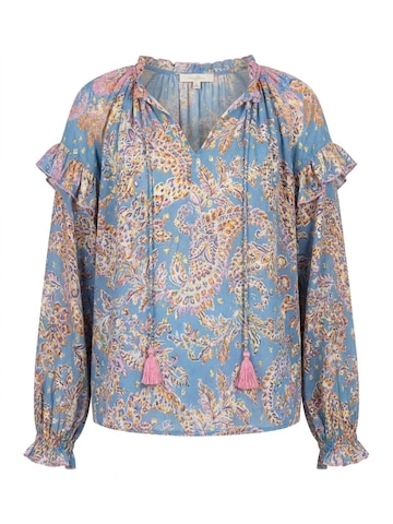 Miss June Blouse 'Blouse Renata' in Blue: front