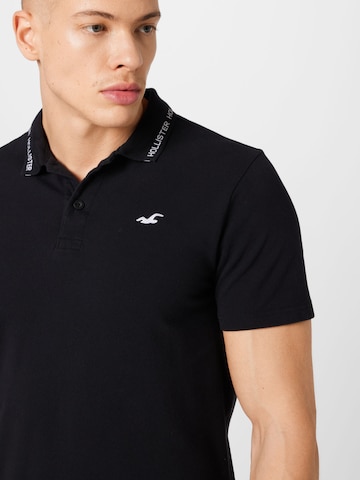 HOLLISTER Poloshirt in Schwarz