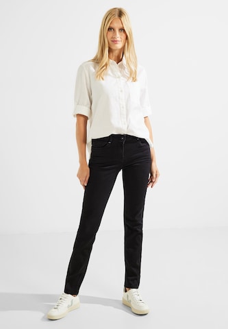 CECIL Slimfit Jeans in Zwart