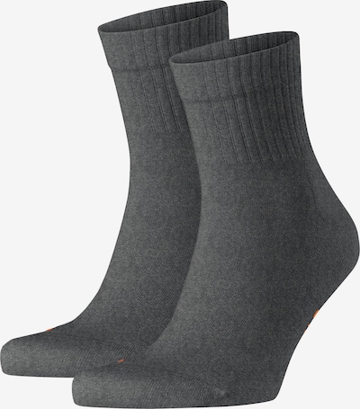 FALKE Socken in dunkelgrau / orange, Produktansicht