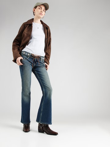 HOLLISTERFlared/zvonoliki kroj Traperice 'SANTA MONICA' - plava boja