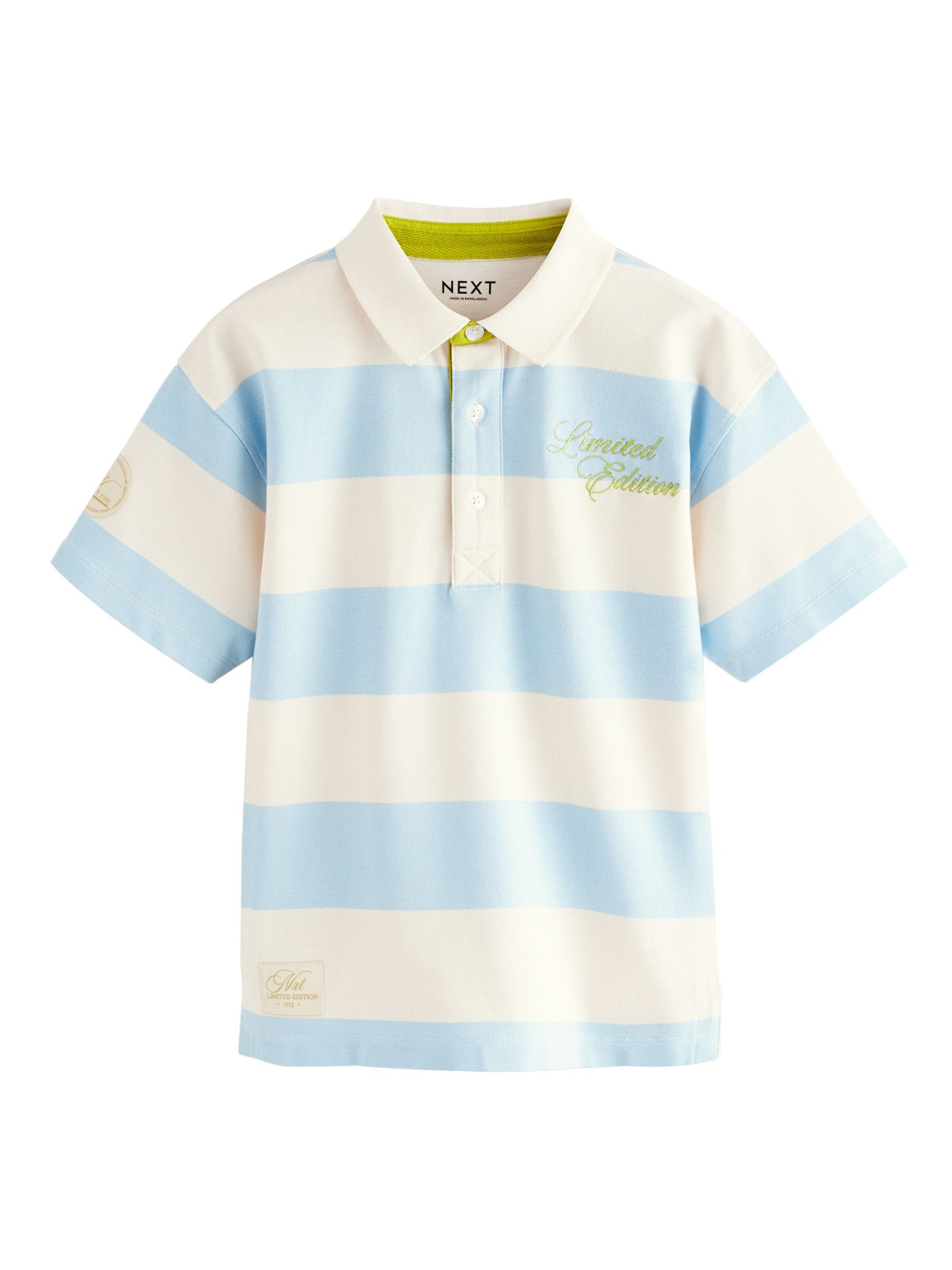 zils Next T-Krekls: no priekšpuses