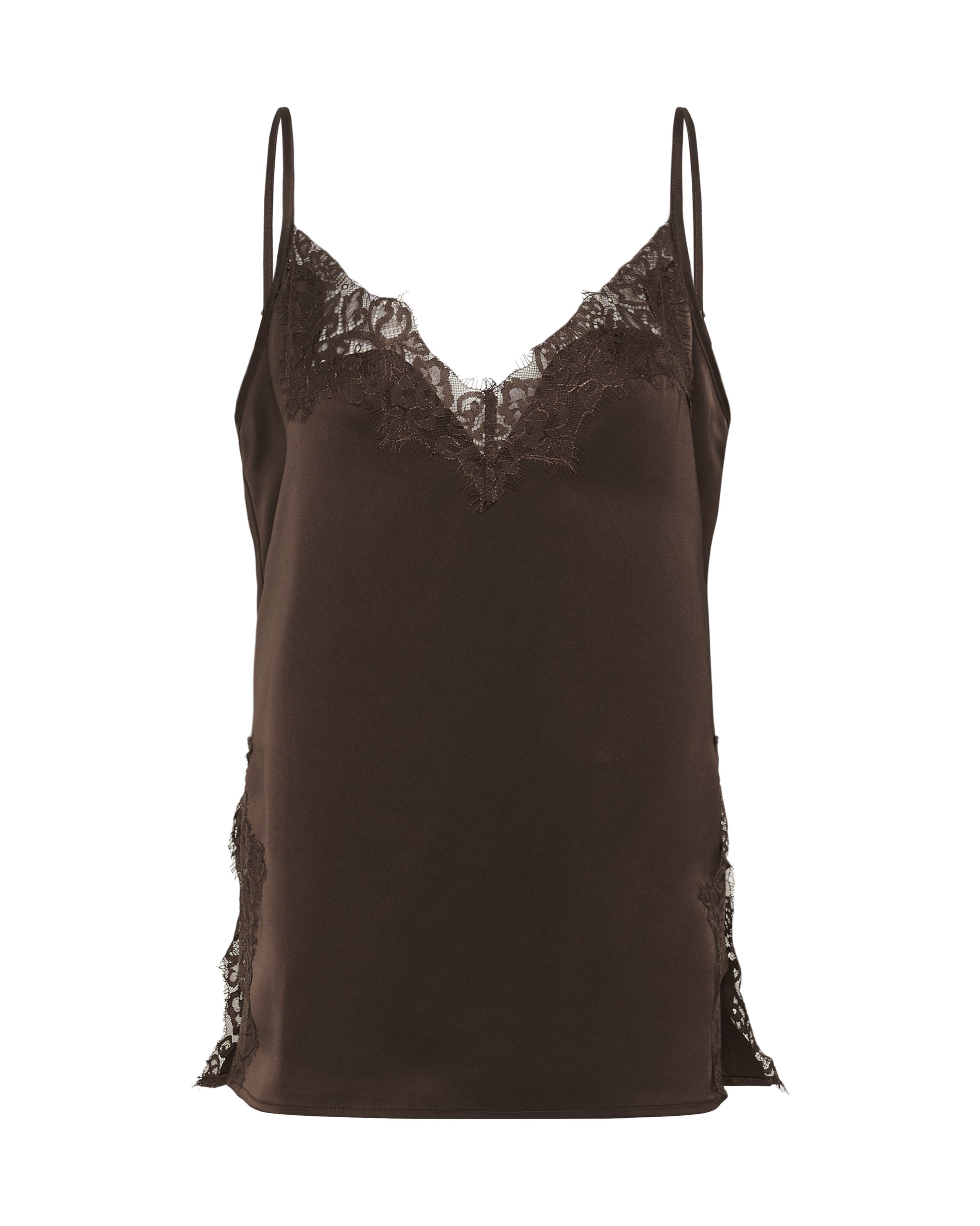 My Essential Wardrobe Top 'MWBrenda' in Bruin: voorkant