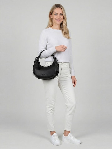Poche ventrale 'TAS Kate' Tamaris en noir : devant