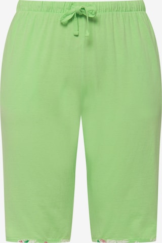 Ulla Popken Short Pajama Set in Green