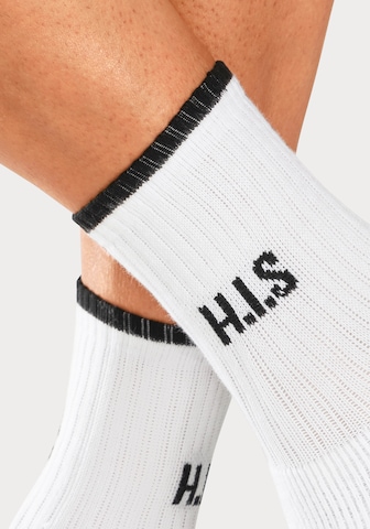H.I.S Socks in White