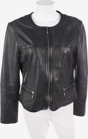 NEW LOOK Lederjacke XL in Schwarz: predná strana