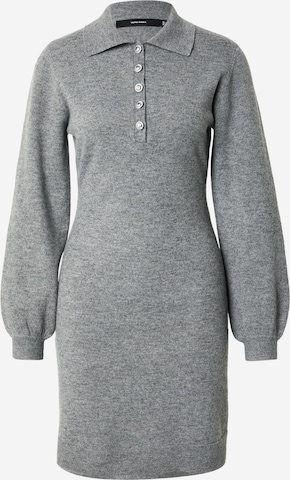 Robes en maille 'VMArlet' VERO MODA en gris : devant