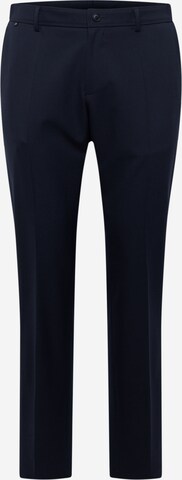 BOSS - regular Pantalón de pinzas 'Genius' en azul: frente