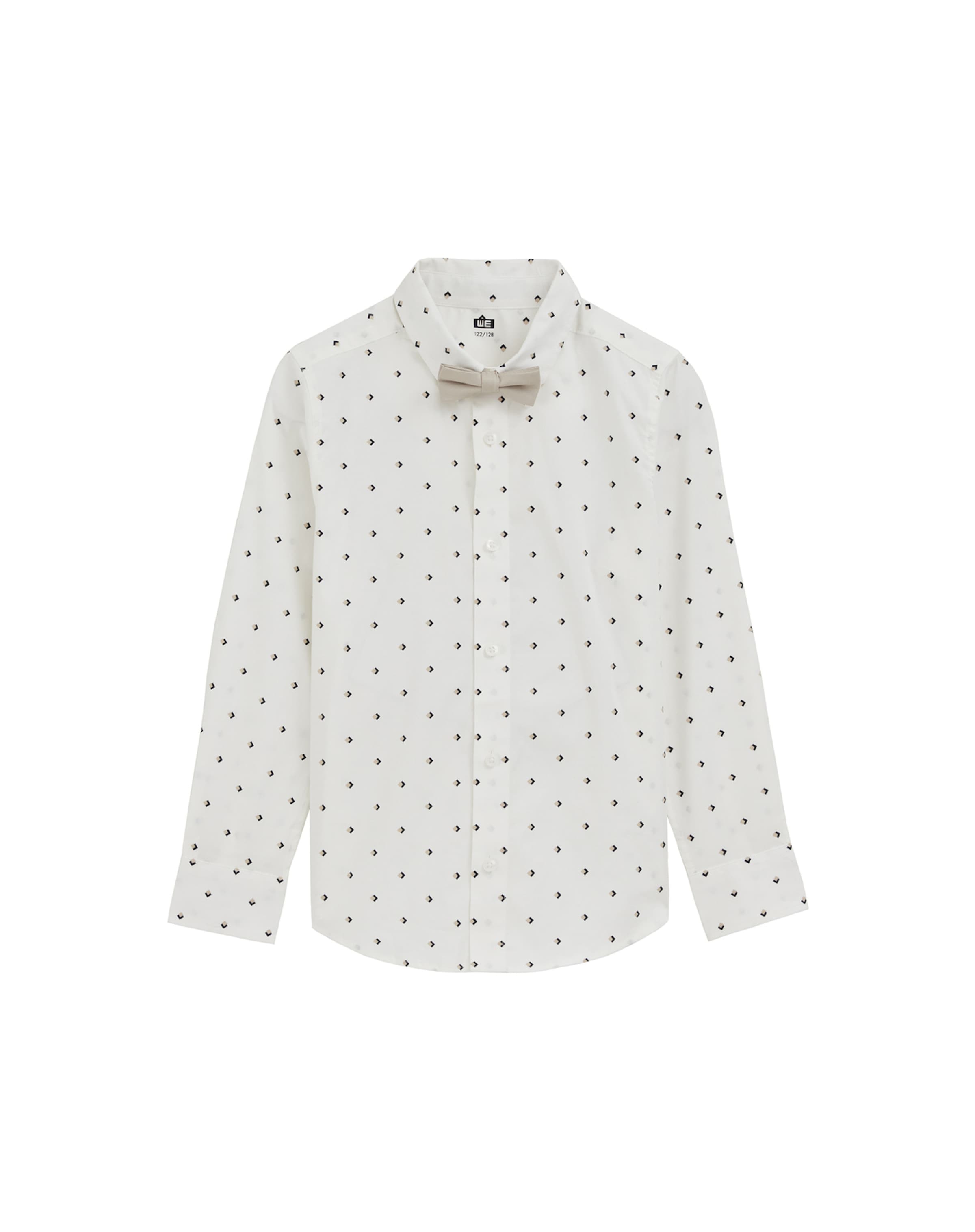 WE Fashion Rovný strih Košeľa - Béžová: predná strana