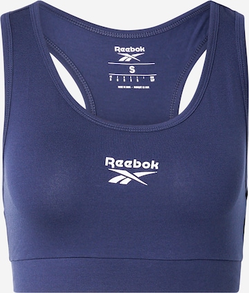 Reebok Bustier Športni top | modra barva: sprednja stran