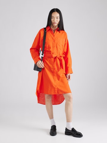 ESPRIT Košeľové šaty - oranžová: predná strana