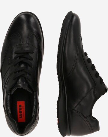 LLOYD Αθλητικό παπούτσι με κορδόνια 'VERNON' σε μαύρο