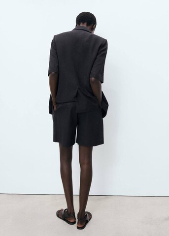 MANGO Regular Pants 'Paulo' in Black