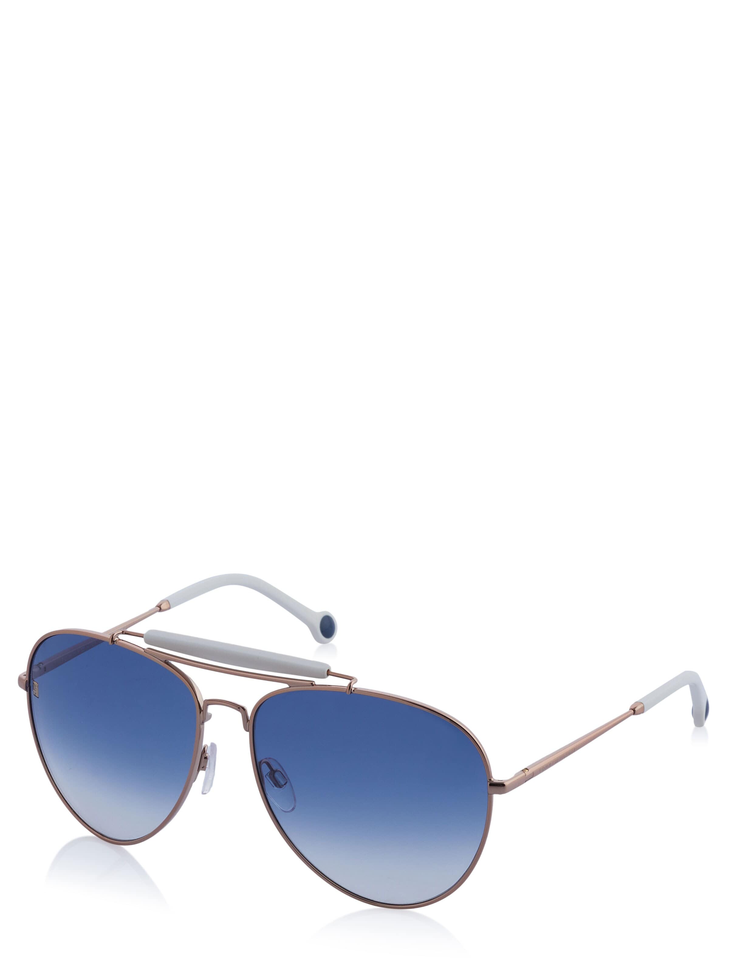 Lunettes de soleil TOMMY HILFIGER en or : devant