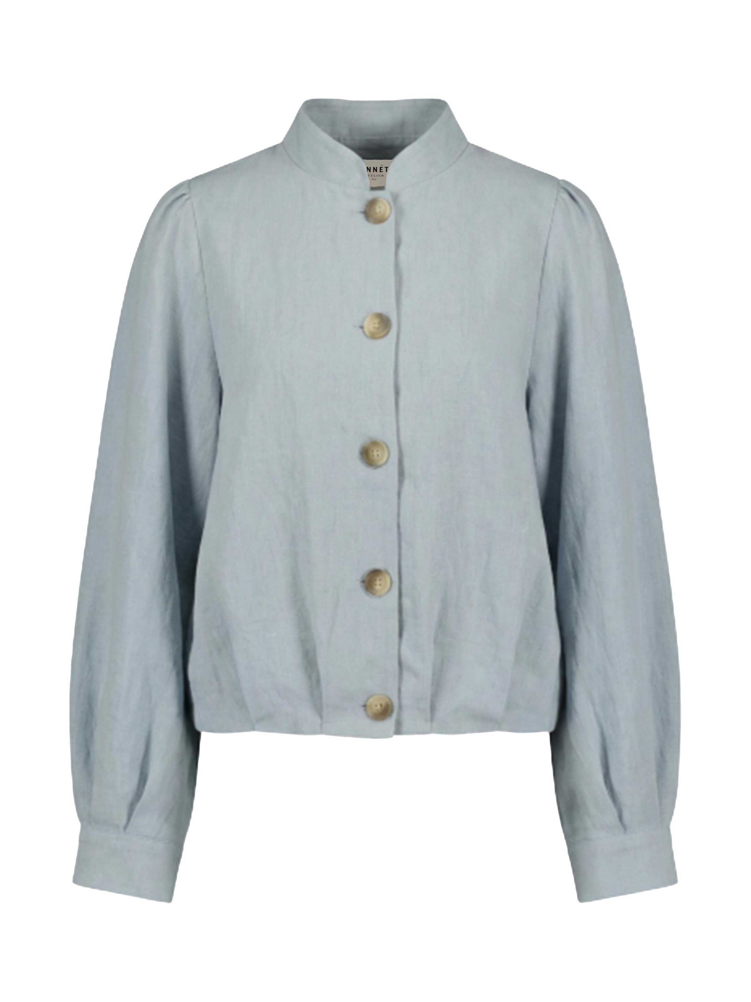 Honnête Atelier Between-Season Jacket 'Doris' in Blue: front