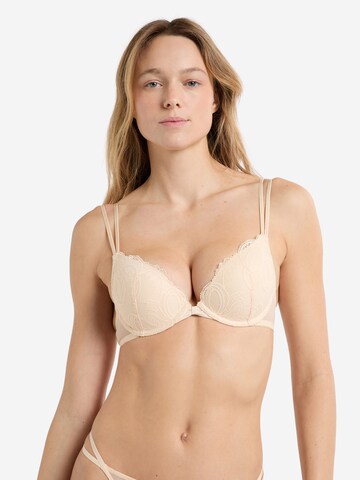ETAM Klassisch BH 'Grace' in Beige: Vorderseite