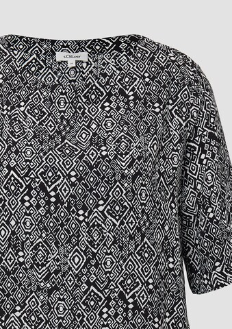 s.Oliver Blouse in Zwart