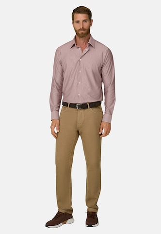 Coupe regular Chemise Boggi Milano en rose