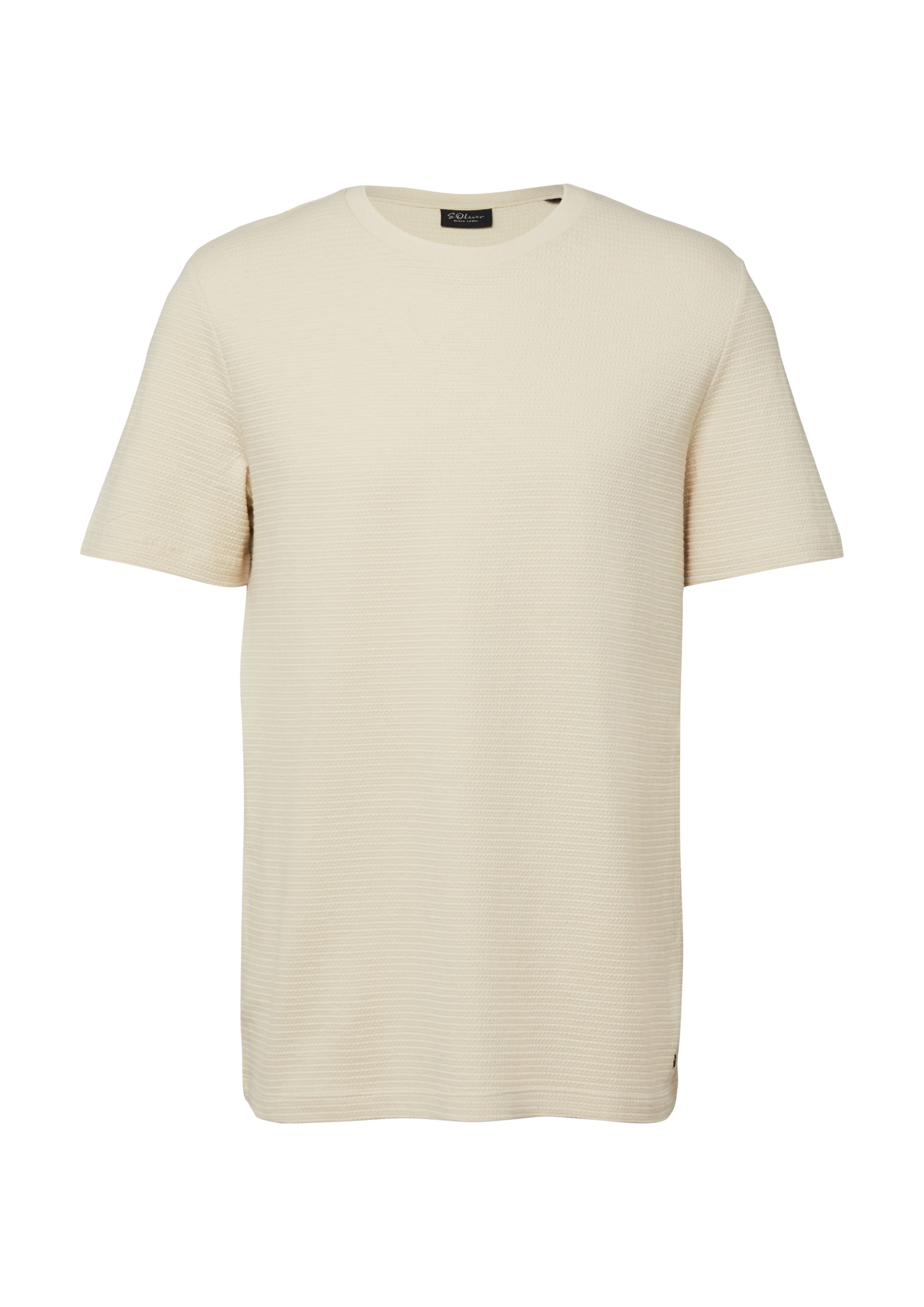 s.Oliver Shirt in Beige: voorkant