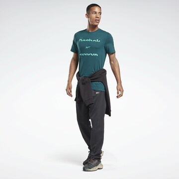 Reebok Functioneel shirt in Groen: voorkant