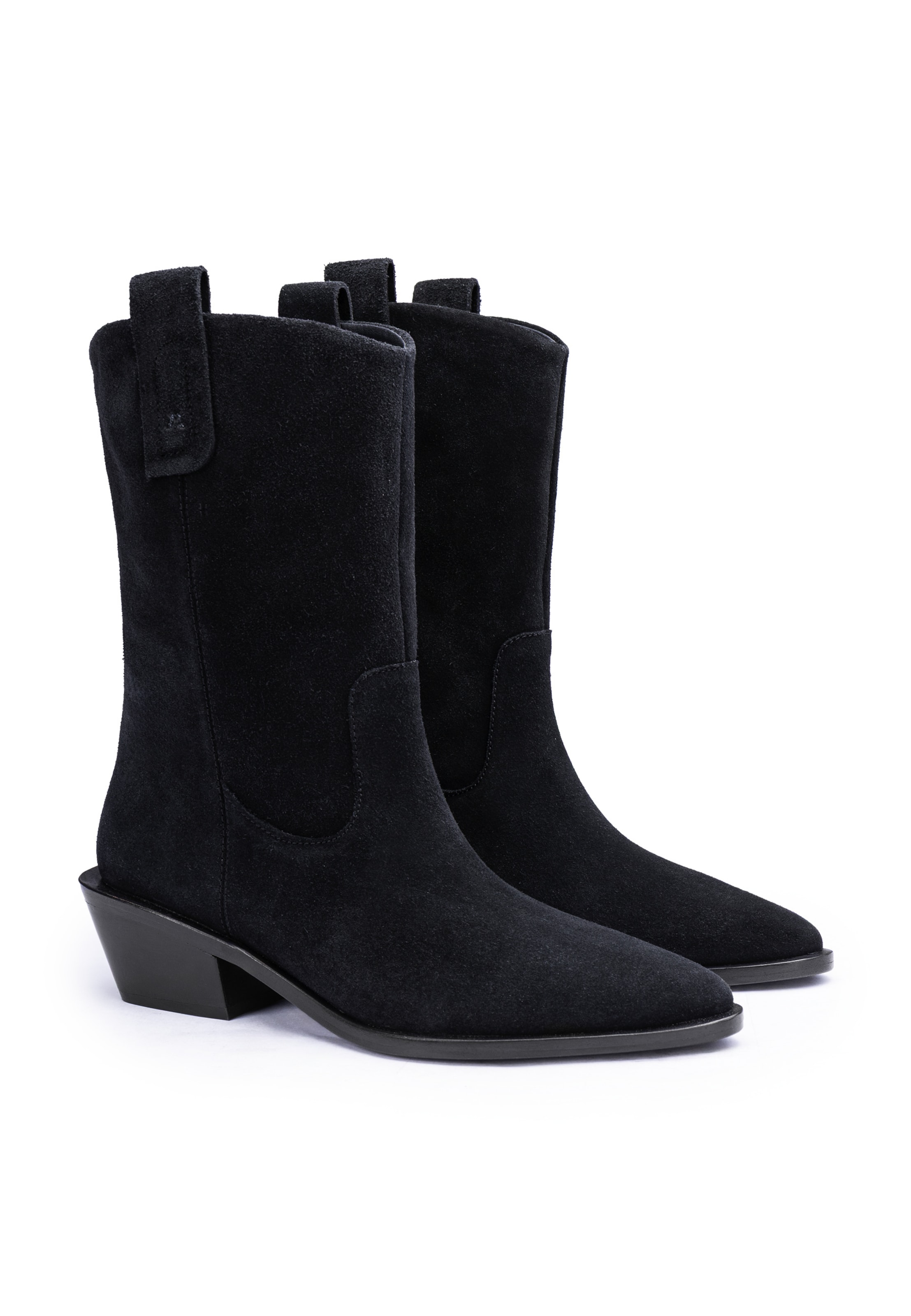 Bottes de cowboy LLOYD en noir : devant