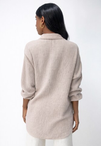 Chemisier Elara en beige