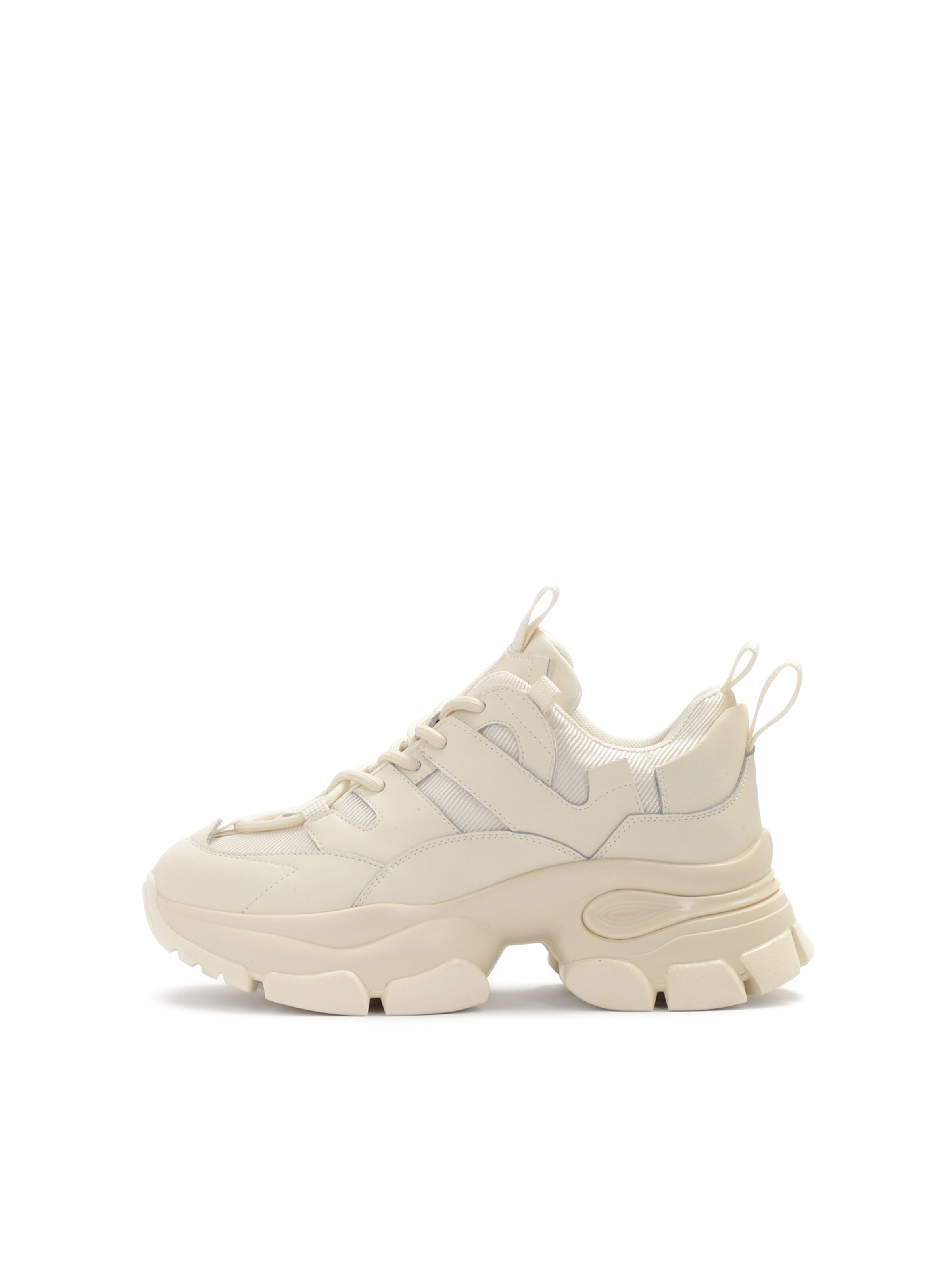 Sneaker bassa di Kazar Studio in bianco: frontale