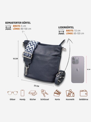 Adel Bags Schultertasche 'Lina' in Blau