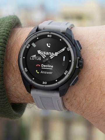 Montre digitale Lotus en gris : devant