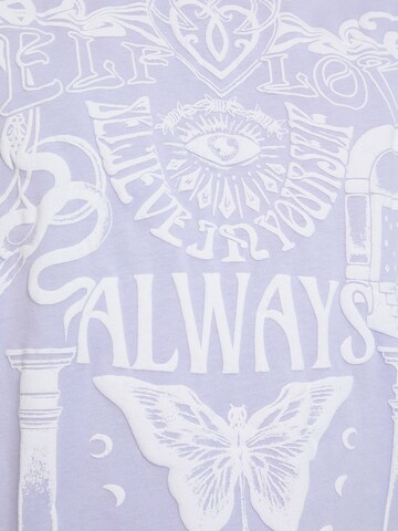 T-shirt Bershka en violet