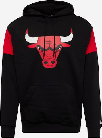 NEW ERA - Sweatshirt 'NBA' em preto: frente