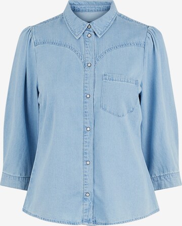 PIECES Blouse 'Krista' in Blue: front