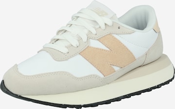 new balance - Zapatillas deportivas bajas '237' en beige: frente