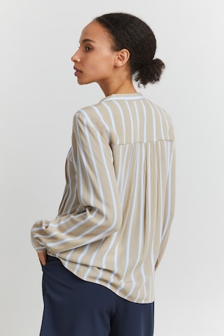 ICHI Blouse 'IHMARRAKECH' in Beige