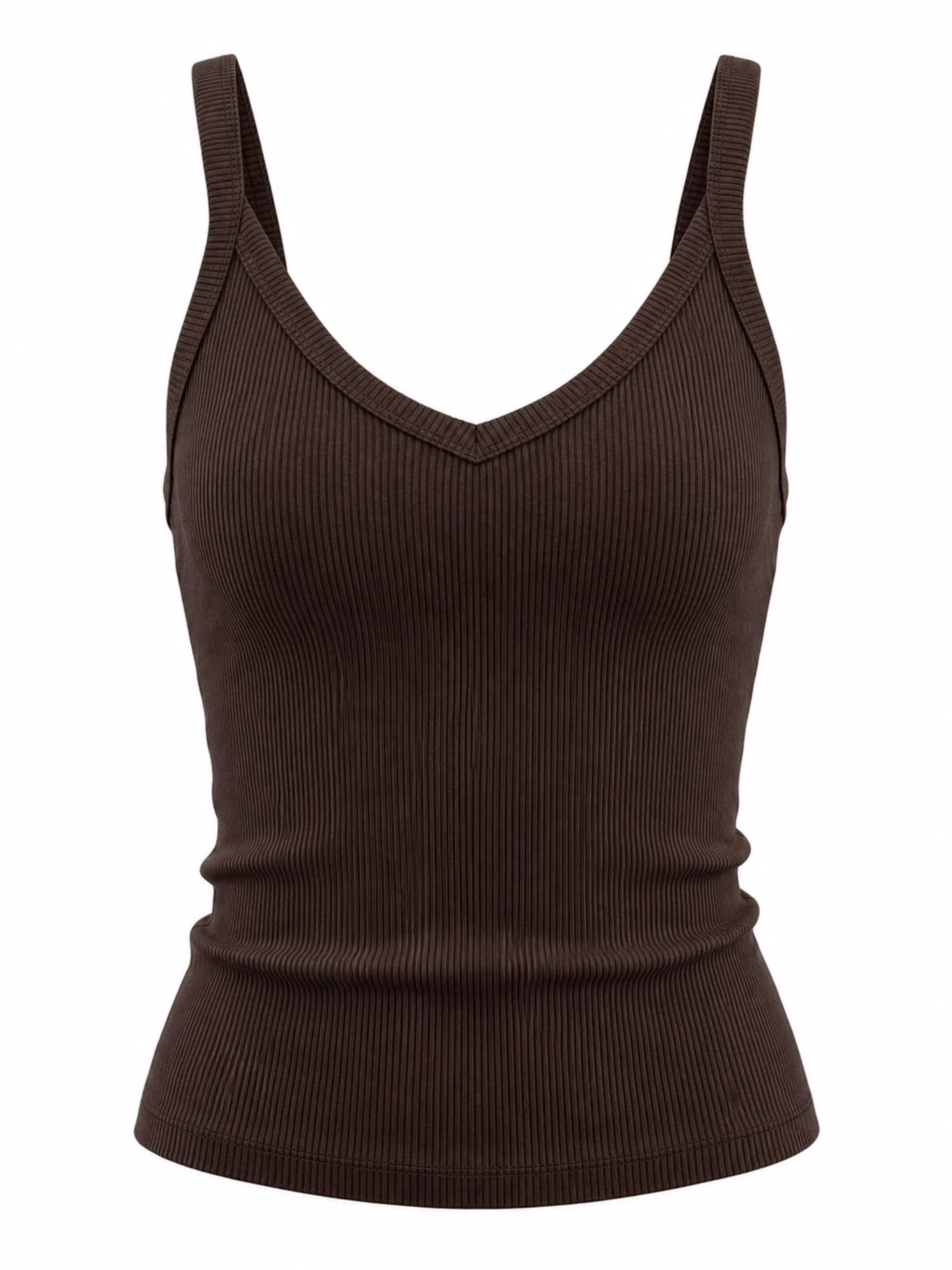 AOTTORI Top 'Ribella'‌‌‌‌‌‌‌‌‌‌ in Braun: Vorderseite