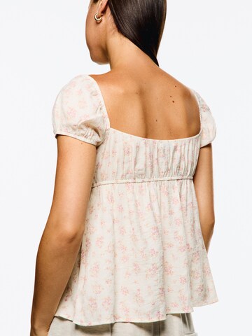 Bershka Shirt in White