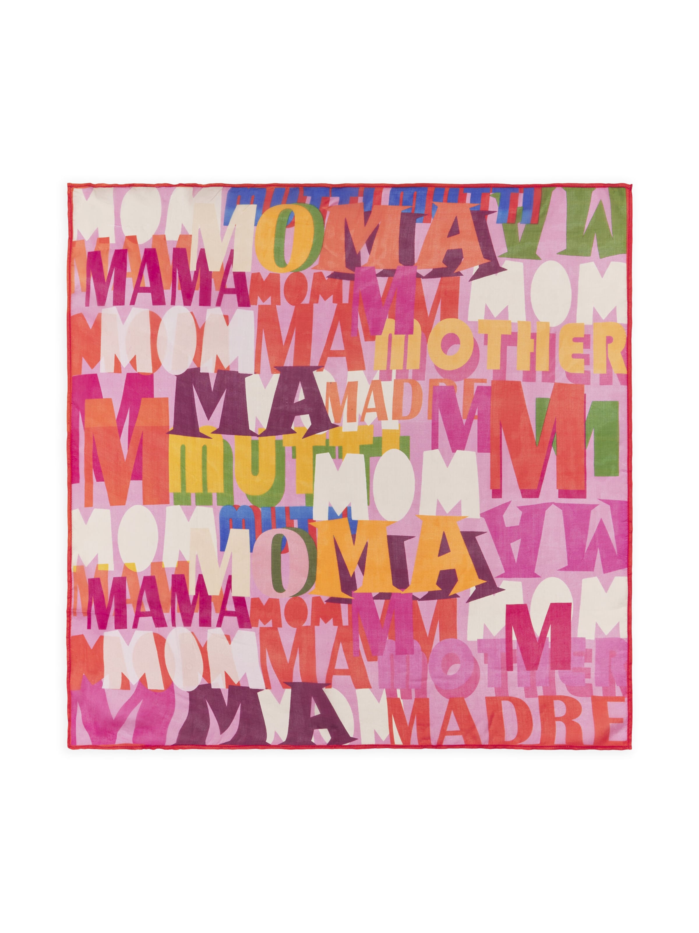 CODELLO Doek 'MOM' in Rood: voorkant