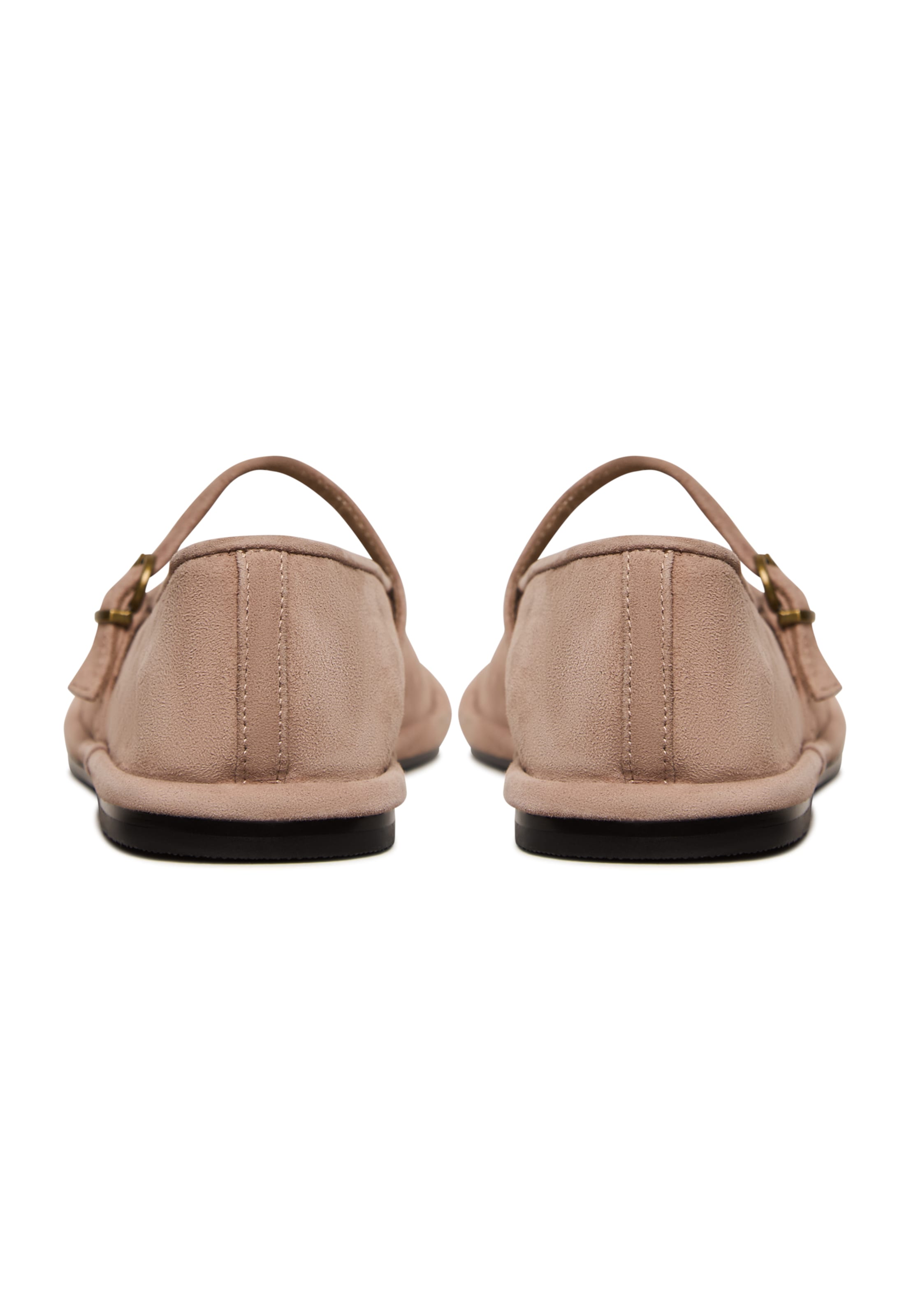 CESARE GASPARI Strap ballerina in Beige