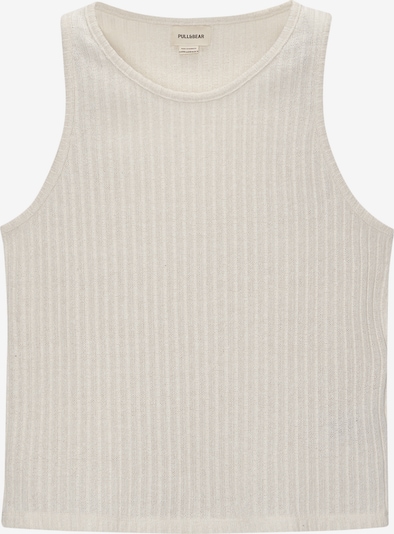 Maglietta Pull&Bear di colore bianco lana, Visualizzazione prodotti