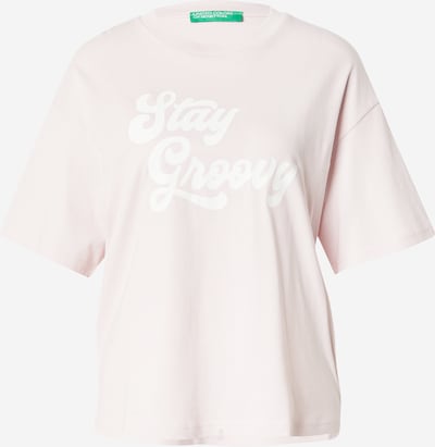 UNITED COLORS OF BENETTON Футболка в Пастельно-розовый / Белый, Обзор товара