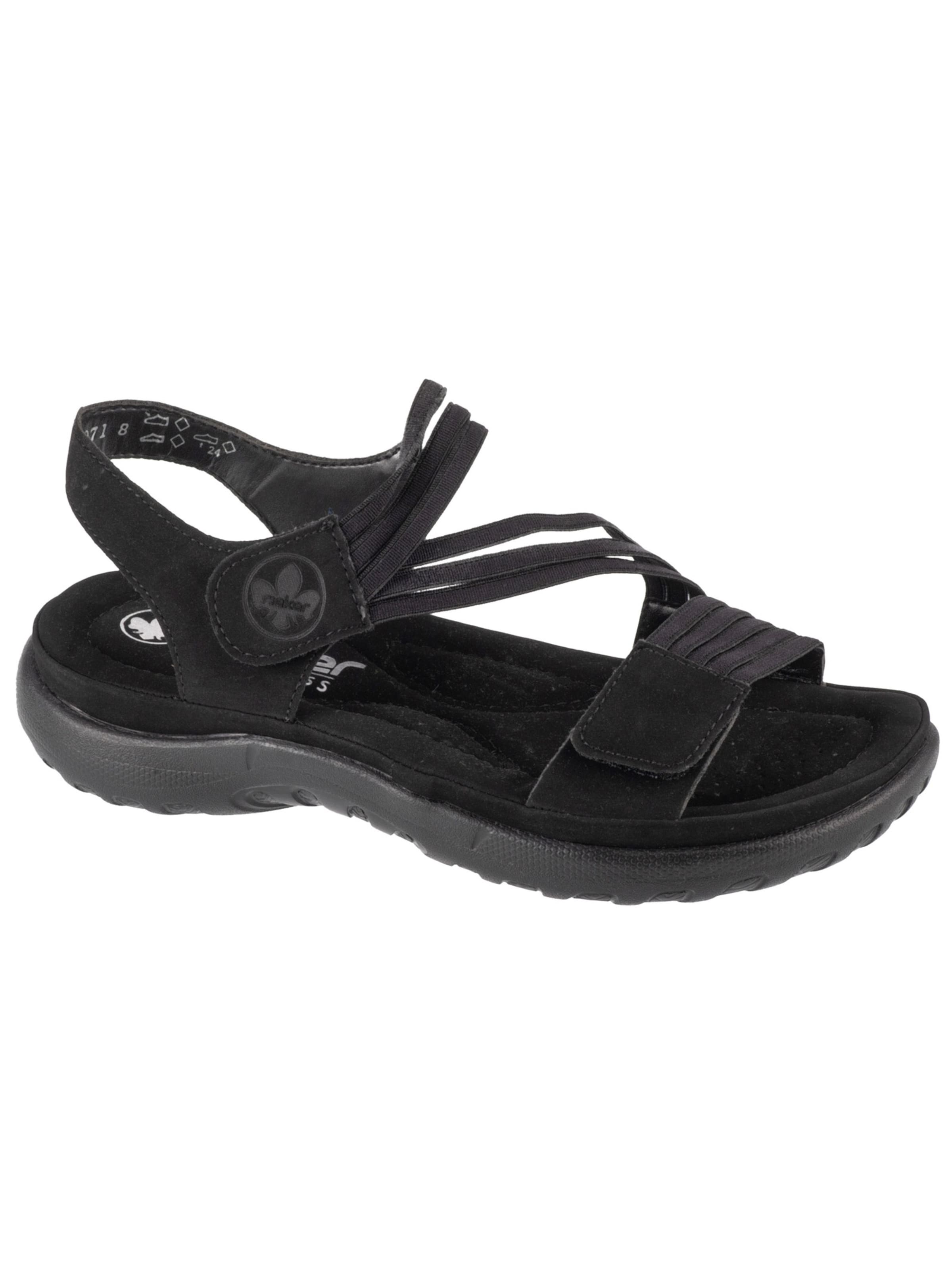Rieker Sandal 'Rieker Sandals 64870' in Black: front