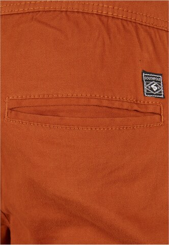 SOUTHPOLE Tapered Cargo trousers in Brown