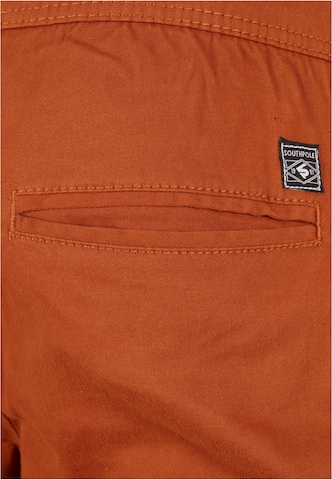 SOUTHPOLE Tapered Cargobroek in Bruin