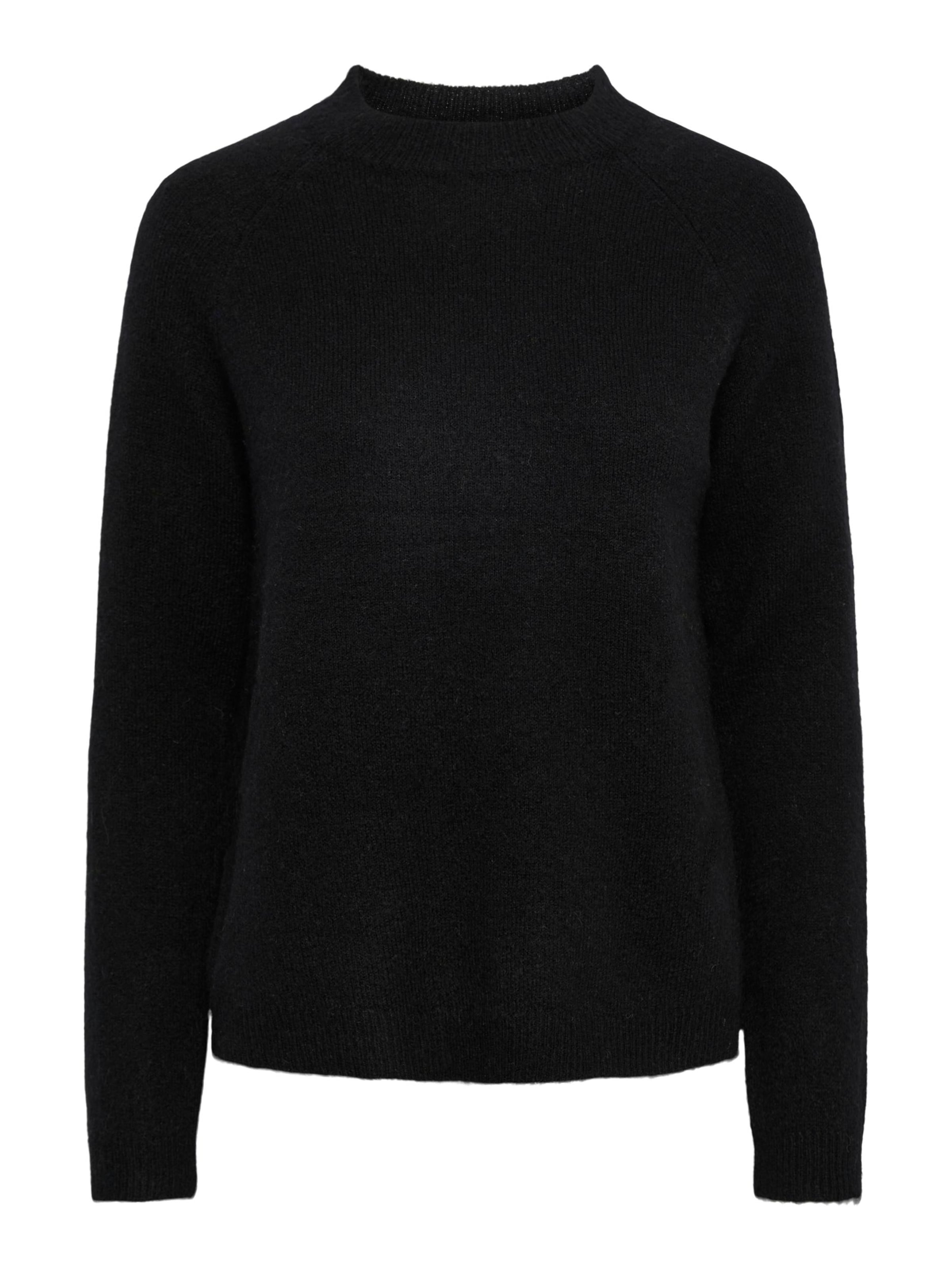 PIECES Pullover 'JULIANA' in Schwarz: Vorderseite