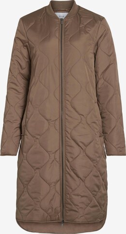 VILA Between-seasons coat 'Manon' in Brown: front