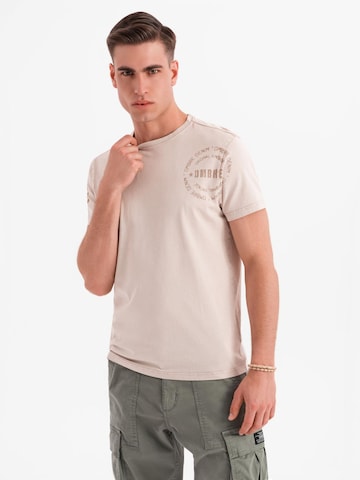 Ombre Shirt in Beige