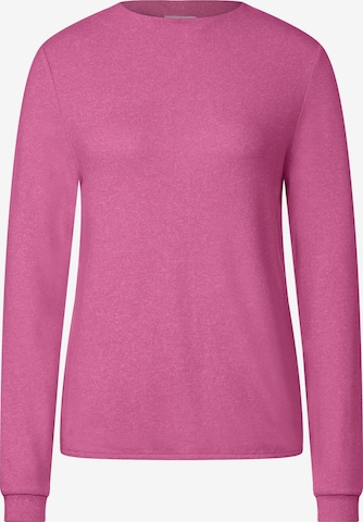 STREET ONE Shirt 'Lena' in Roze: voorkant