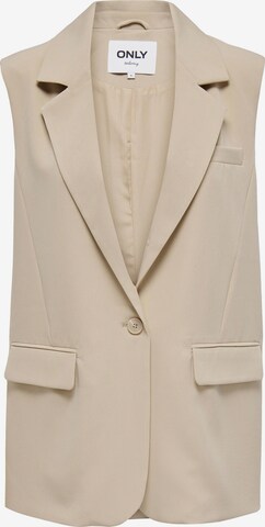 Gilet 'LANA BERRY' di ONLY in beige: frontale